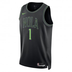 Maillot Homme New Orleans Pelicans Zion Williamson 2023-24 Nike City Edition Bleu Swingman